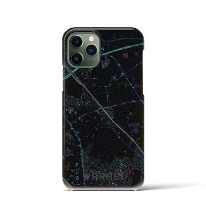 【蕨（埼玉県）】地図柄iPhoneケース（バックカバータイプ）