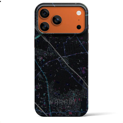 【蕨（埼玉県）】地図柄iPhoneケース（バックカバータイプ）