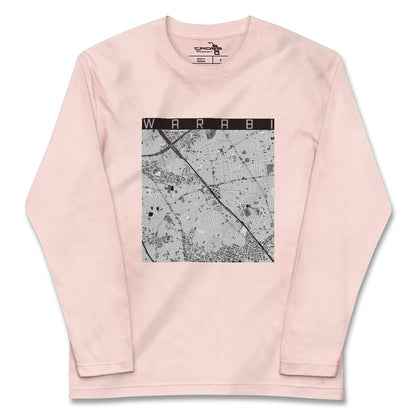 【蕨（埼玉県）】地図柄ロングスリーブTシャツ