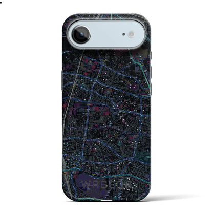 【早稲田2（東京都）】地図柄iPhoneケース（バックカバータイプ）