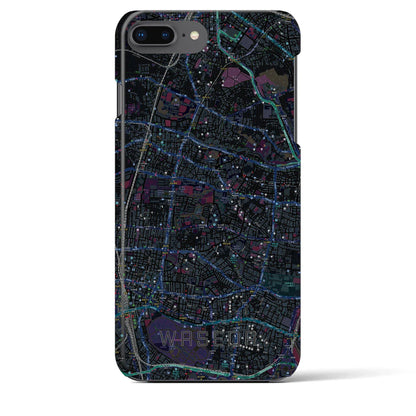 【早稲田2（東京都）】地図柄iPhoneケース（バックカバータイプ）