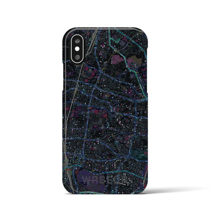 【早稲田2（東京都）】地図柄iPhoneケース（バックカバータイプ）