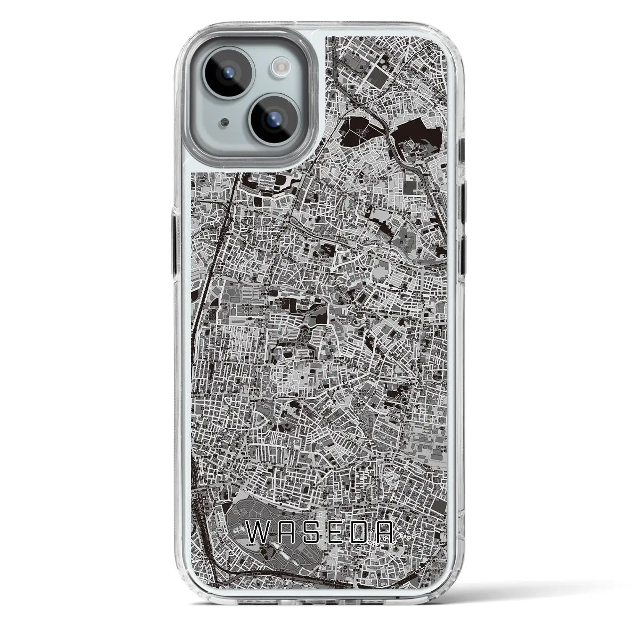 【早稲田2（東京都）】地図柄iPhoneケース（MagSafeタイプ）