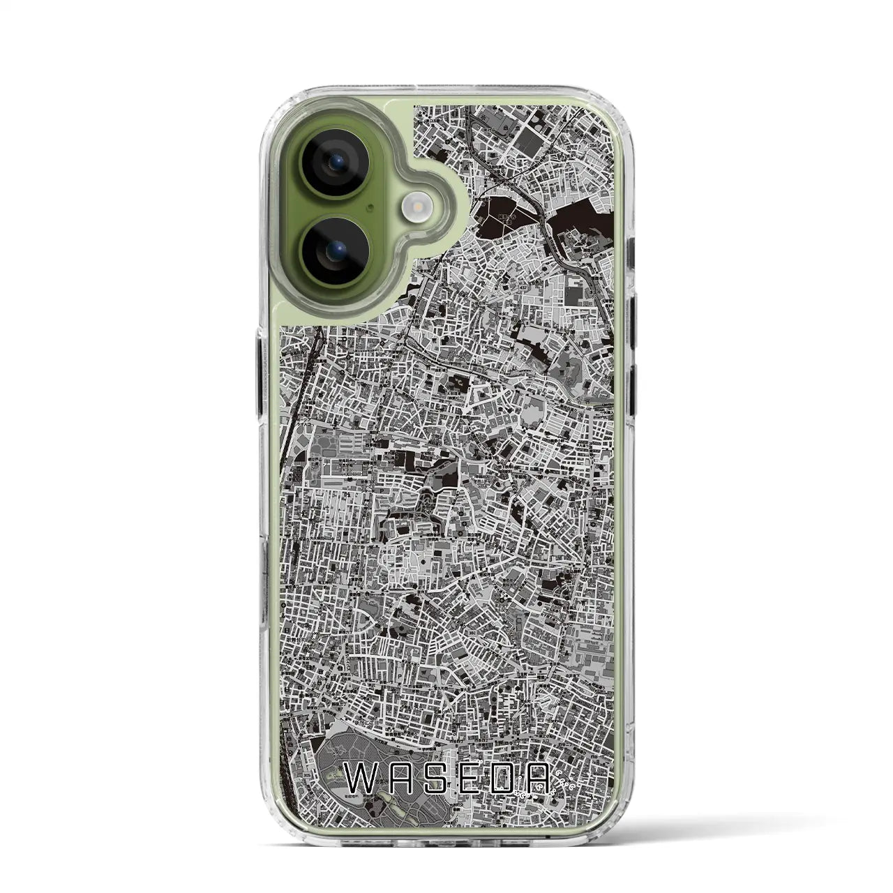 【早稲田2（東京都）】地図柄iPhoneケース（MagSafeタイプ）