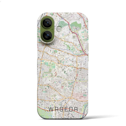 【早稲田（東京都）】地図柄iPhoneケース（バックカバータイプ）