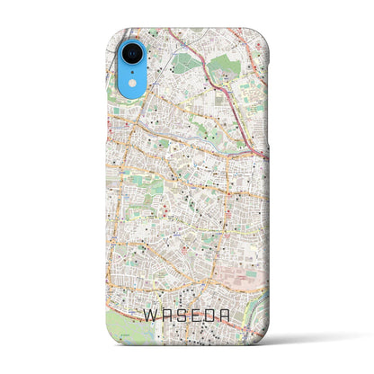 【早稲田（東京都）】地図柄iPhoneケース（バックカバータイプ）