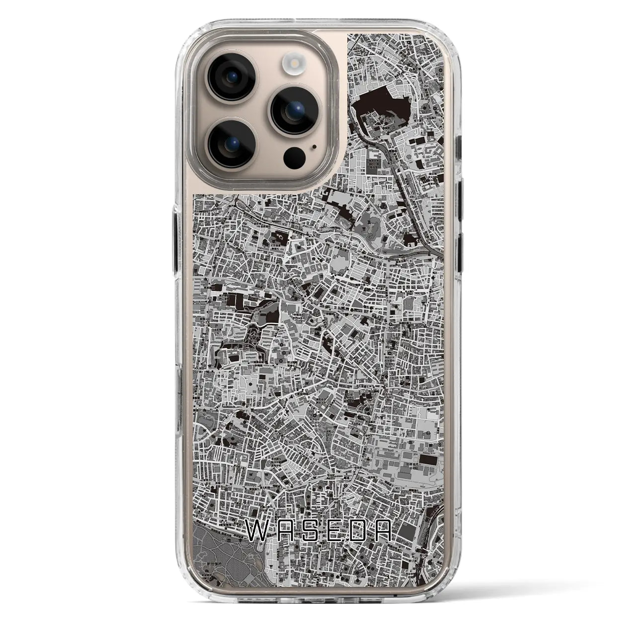 【早稲田（東京都）】地図柄iPhoneケース（MagSafeタイプ）
