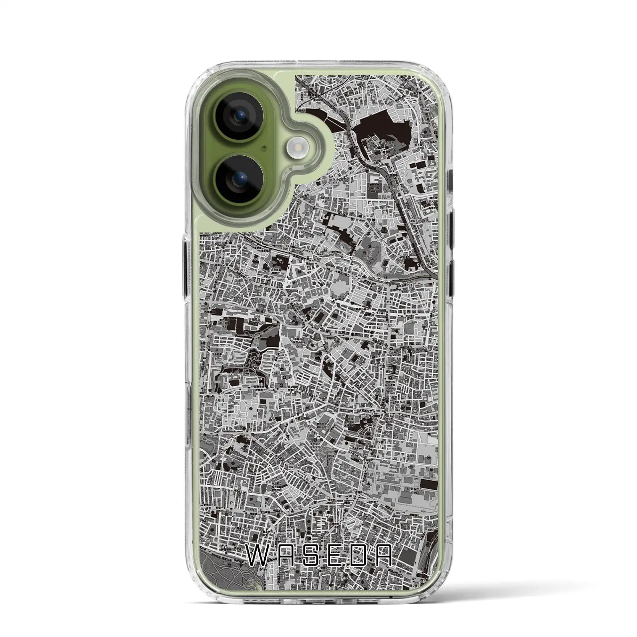 【早稲田（東京都）】地図柄iPhoneケース（MagSafeタイプ）