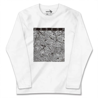【早稲田（東京都）】地図柄ロングスリーブTシャツ