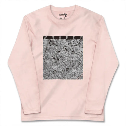 【早稲田（東京都）】地図柄ロングスリーブTシャツ