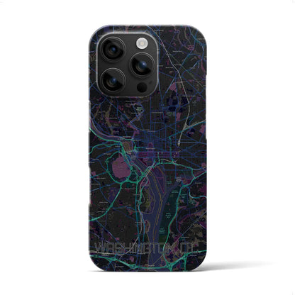 【ワシントンD.C.（アメリカ）】地図柄iPhoneケース（バックカバータイプ）