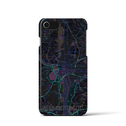 【ワシントンD.C.（アメリカ）】地図柄iPhoneケース（バックカバータイプ）