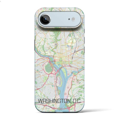 【ワシントンD.C.（アメリカ）】地図柄iPhoneケース（バックカバータイプ）