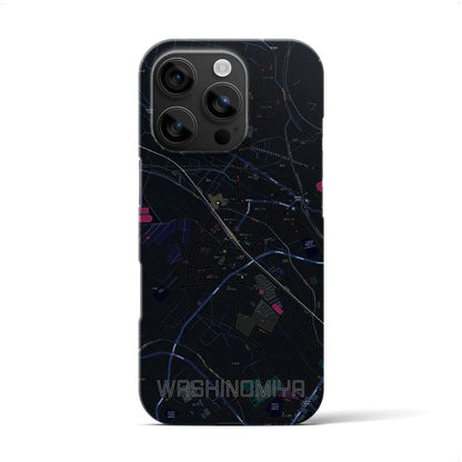 【鷲宮（埼玉県）】地図柄iPhoneケース（バックカバータイプ）