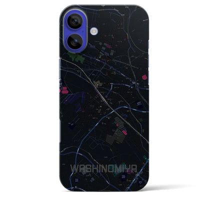 【鷲宮（埼玉県）】地図柄iPhoneケース（バックカバータイプ）