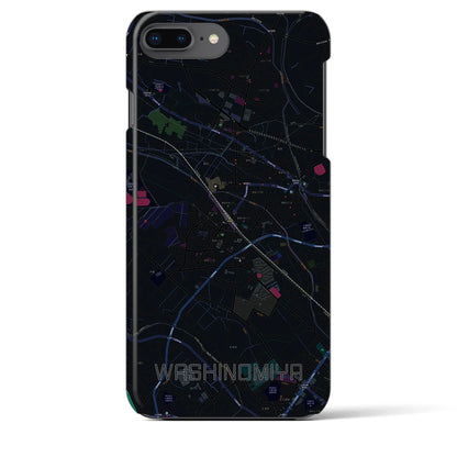 【鷲宮（埼玉県）】地図柄iPhoneケース（バックカバータイプ）