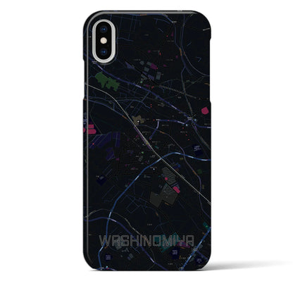 【鷲宮（埼玉県）】地図柄iPhoneケース（バックカバータイプ）