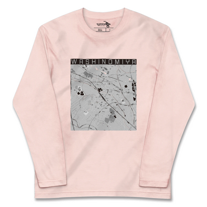 【鷲宮（埼玉県）】地図柄ロングスリーブTシャツ