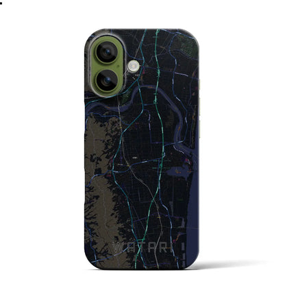 【亘理（宮城県）】地図柄iPhoneケース（バックカバータイプ）