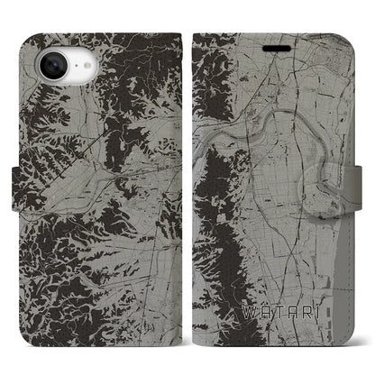 【亘理（宮城県）】地図柄iPhoneケース（手帳タイプ）