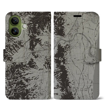 【亘理（宮城県）】地図柄iPhoneケース（手帳タイプ）