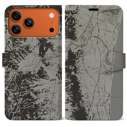 【亘理（宮城県）】地図柄iPhoneケース（手帳タイプ）