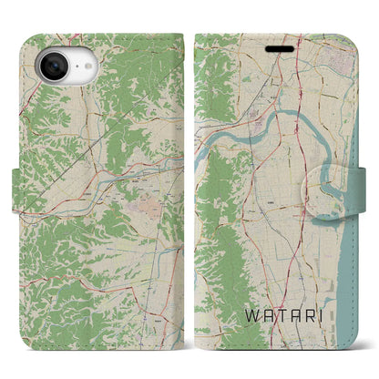 【亘理（宮城県）】地図柄iPhoneケース（手帳タイプ）