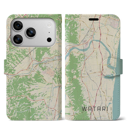 【亘理（宮城県）】地図柄iPhoneケース（手帳タイプ）