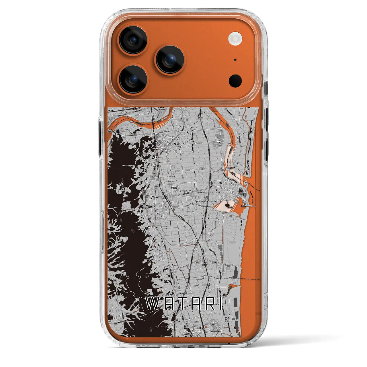 【亘理（宮城県）】地図柄iPhoneケース（MagSafeタイプ）