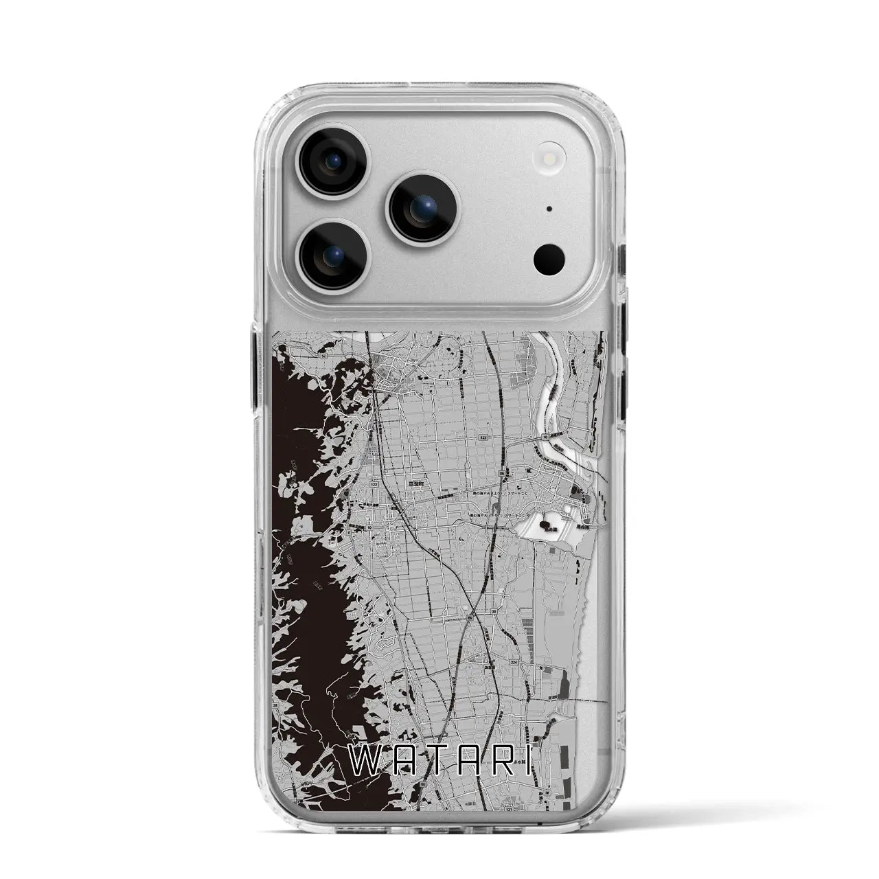 【亘理（宮城県）】地図柄iPhoneケース（MagSafeタイプ）