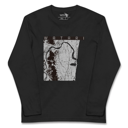 【亘理（宮城県）】地図柄ロングスリーブTシャツ