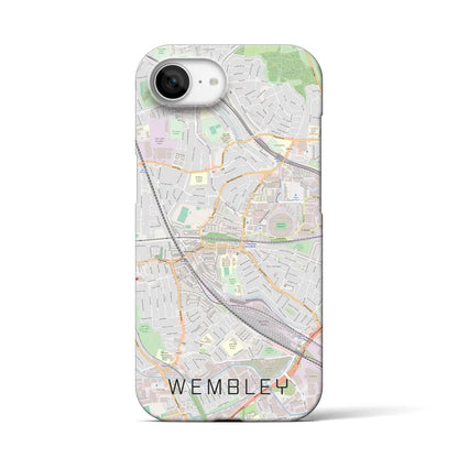 【ウェンブリー（イギリス）】地図柄iPhoneケース（バックカバータイプ）