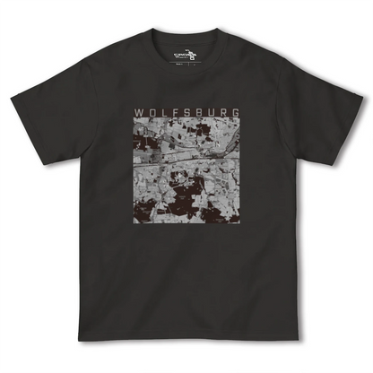 【ヴォルフスブルク（ドイツ）】地図柄ヘビーウェイトTシャツ