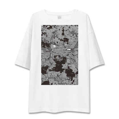 【ヴォルフスブルク（ドイツ）】地図柄ビッグシルエットTシャツ