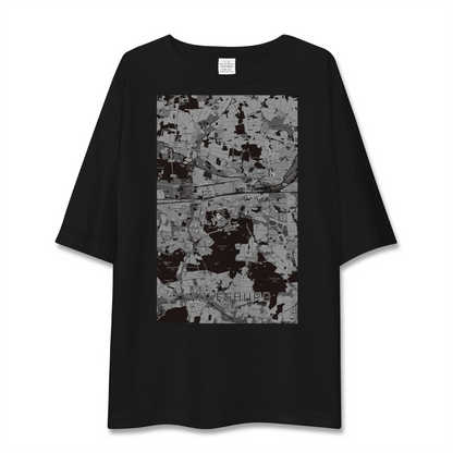 【ヴォルフスブルク（ドイツ）】地図柄ビッグシルエットTシャツ