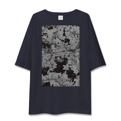 【ヴォルフスブルク（ドイツ）】地図柄ビッグシルエットTシャツ