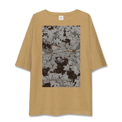 【ヴォルフスブルク（ドイツ）】地図柄ビッグシルエットTシャツ