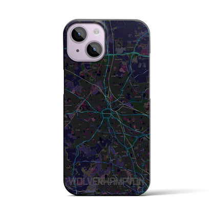 【ウルヴァーハンプトン（イギリス）】地図柄iPhoneケース（バックカバータイプ）