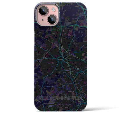 【ウルヴァーハンプトン（イギリス）】地図柄iPhoneケース（バックカバータイプ）