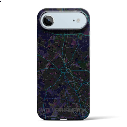 【ウルヴァーハンプトン（イギリス）】地図柄iPhoneケース（バックカバータイプ）