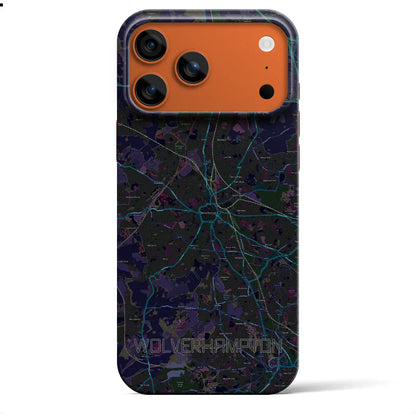 【ウルヴァーハンプトン（イギリス）】地図柄iPhoneケース（バックカバータイプ）