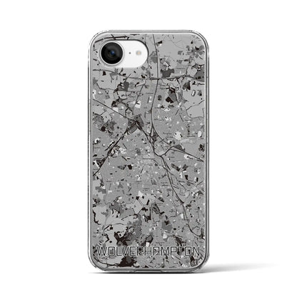 【ウルヴァーハンプトン（イギリス）】地図柄iPhoneケース（クリアタイプ）