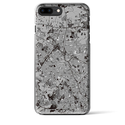 【ウルヴァーハンプトン（イギリス）】地図柄iPhoneケース（クリアタイプ）