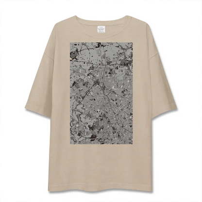 【ウルヴァーハンプトン（イギリス）】地図柄ビッグシルエットTシャツ