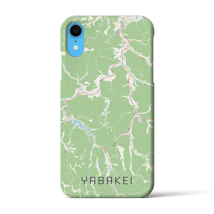 【耶馬渓（大分県）】地図柄iPhoneケース（バックカバータイプ）