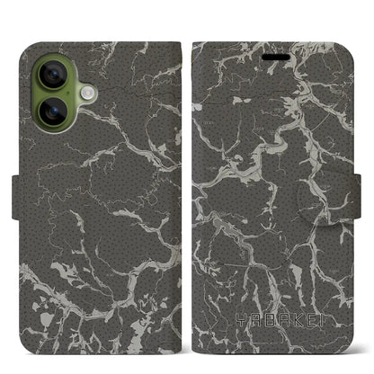 【耶馬渓（大分県）】地図柄iPhoneケース（手帳タイプ）