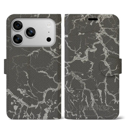 【耶馬渓（大分県）】地図柄iPhoneケース（手帳タイプ）