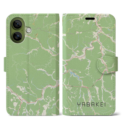 【耶馬渓（大分県）】地図柄iPhoneケース（手帳タイプ）