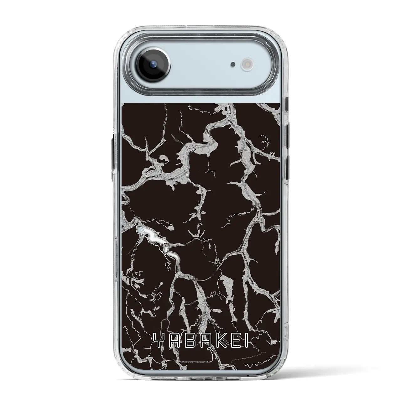 【耶馬渓（大分県）】地図柄iPhoneケース（MagSafeタイプ）