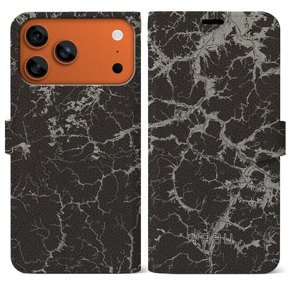 【養父（兵庫県）】地図柄iPhoneケース（手帳タイプ）